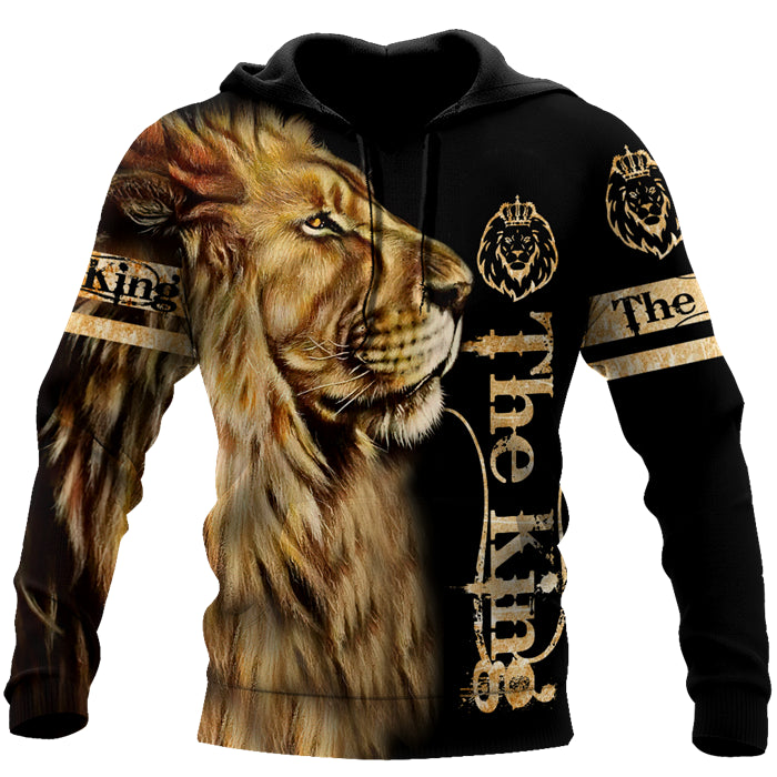 Animal Lion Men 3D Printed Sports Hoodie