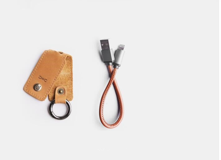 Compatible With  , Leather Storage Charging Cable