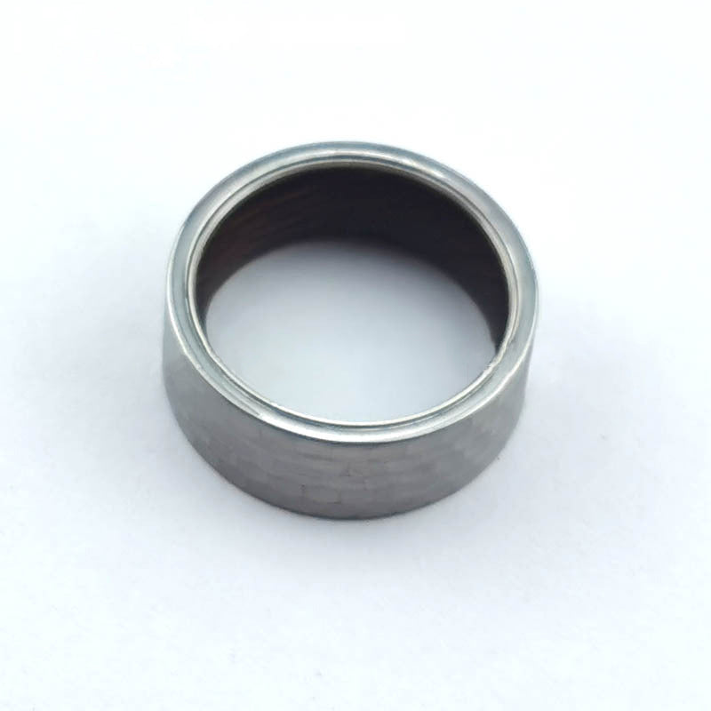 Men Ring Fashion Accessory Wedding Engagement Ring Tungsten Carbide Daily Fashion Silver