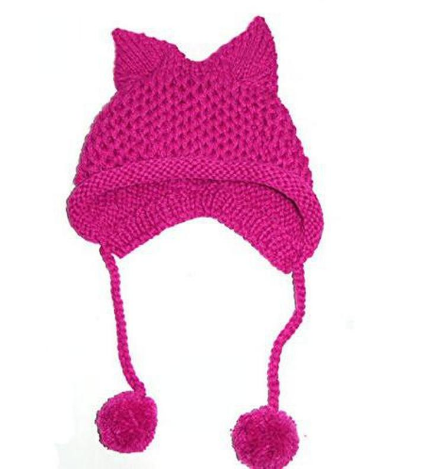 Handknitted Cat Toorie Beanie