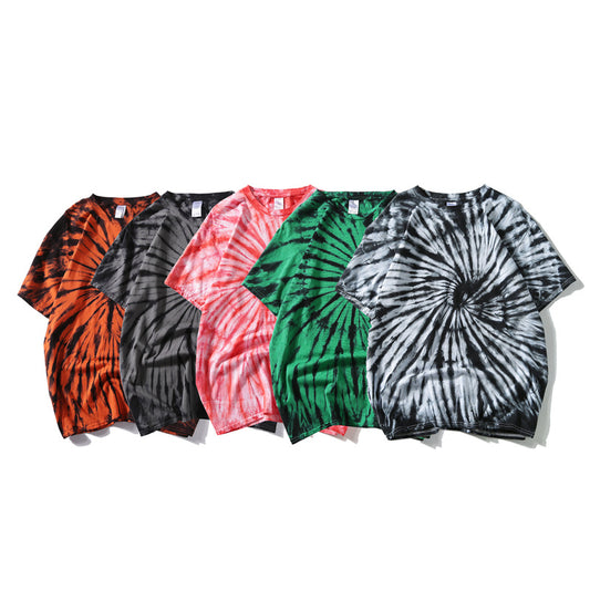 Tie-dye T-shirt short sleeve men and women