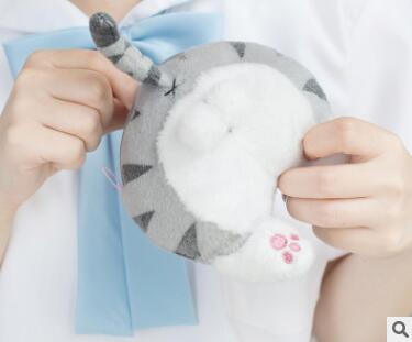 Cat ass wallet plush coin purse