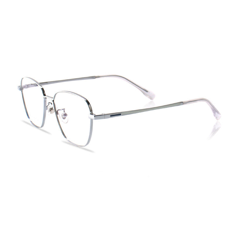 Men's retro anti-blue light myopia glasses