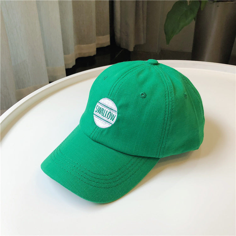 Casual Letter Embroidery Cap