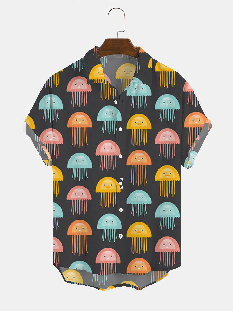 Digital Printed Beach Casual Shirt