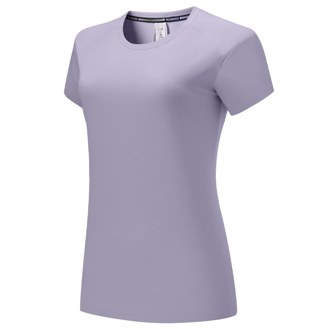 Yoga T Shirt Fitness Women Summer Short Sleeve Training