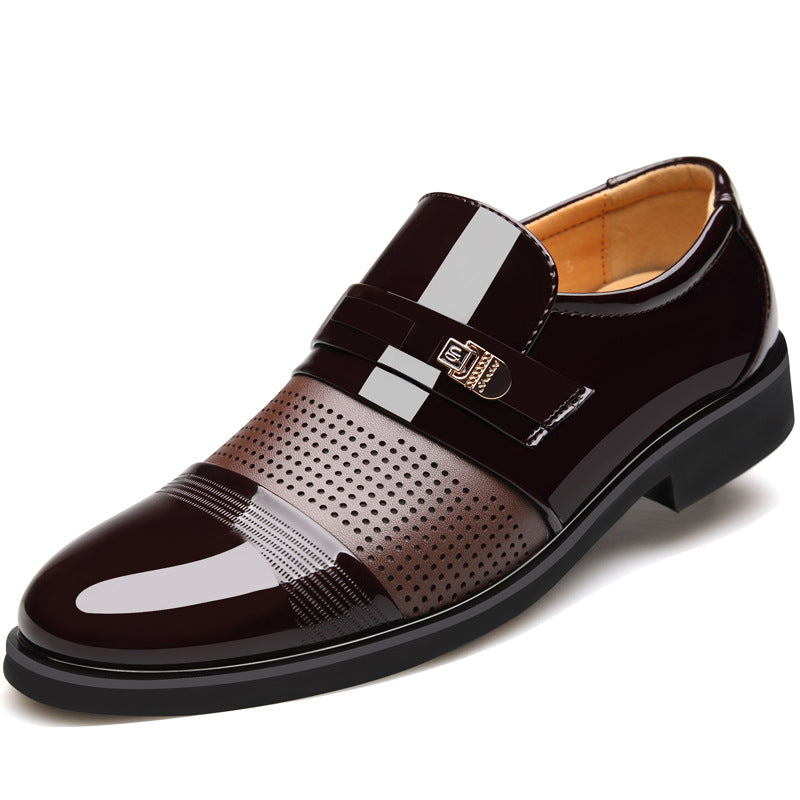 Men's business dress leather shoes