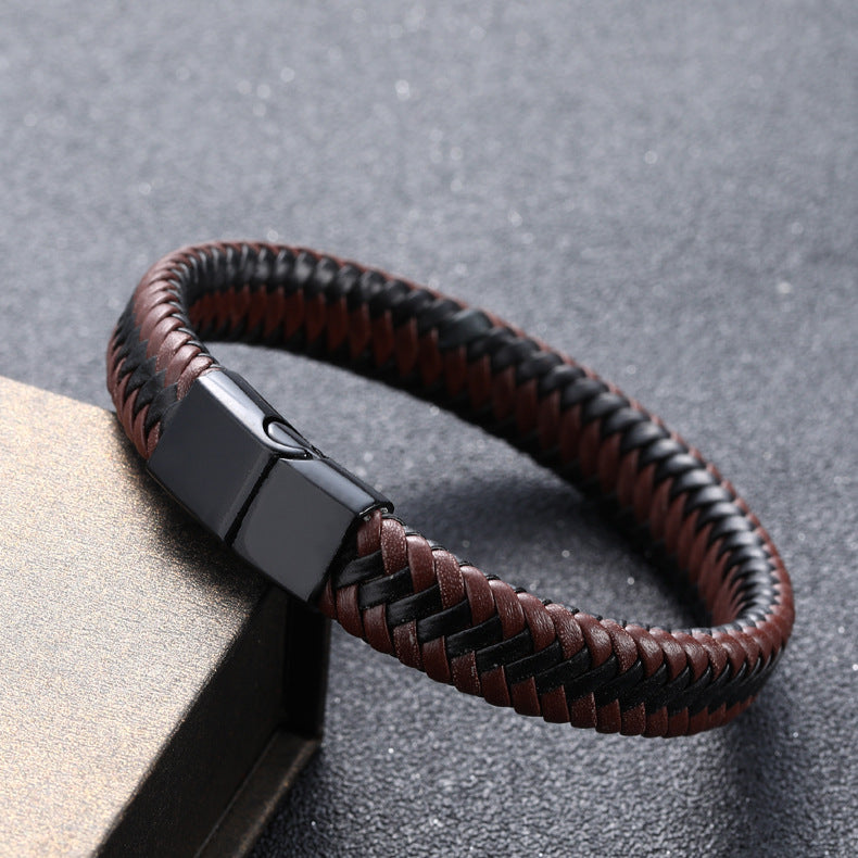 Men Genuine Leather Bracelet Vintage Handmade