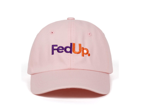 Embroidery Letter FedUP. Baseball Cap