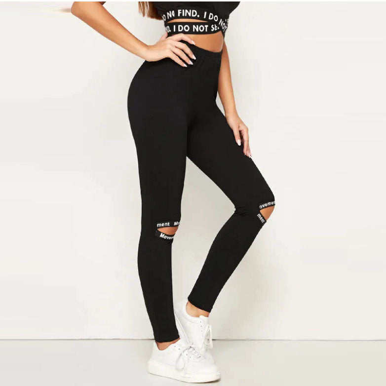 Stitching yoga sports leggings