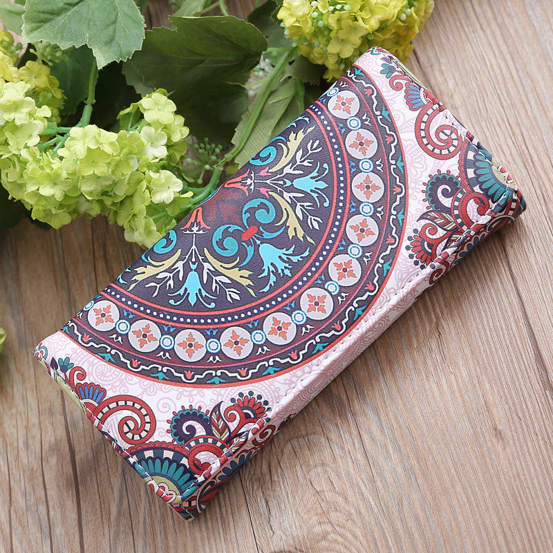 Fashion ladies printed wallet