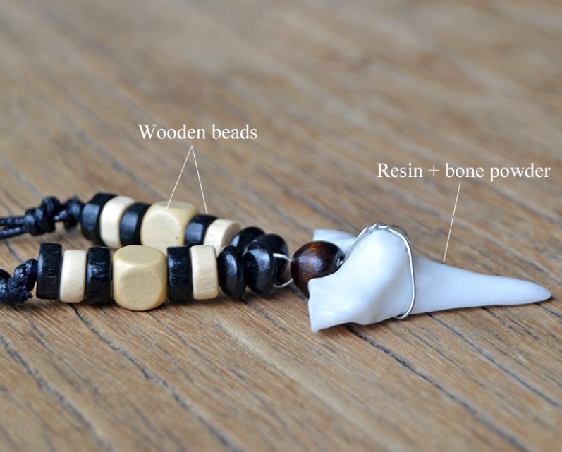 Men and Women Necklaces Imitation Shark Tooth Pendant