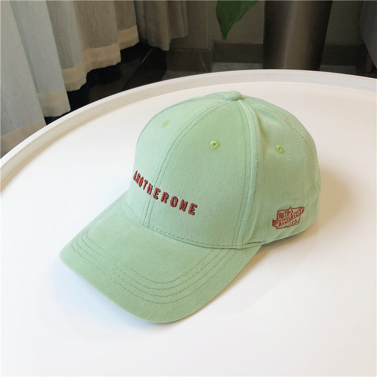 Casual Letter Embroidery Cap