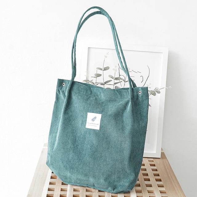 Women's Shopping Bag Large Ladies Canvas Shoulder Bags Tote Shopper Eco Reusable Bag Cotton Cloth Handbag For Women