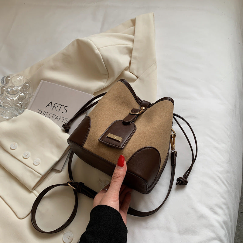 New Trendy Bucket PU Leather Handbag For Women Luxury Messenger Shoulder Bag 2021 Hot Sale