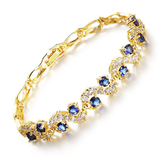 Gold-plated bracelet for women