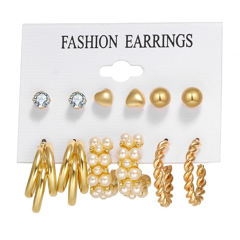 Pearl Earrings Unique Temperament Earrings Women