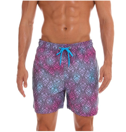 Men's Beach Pants Quarter Print Shorts