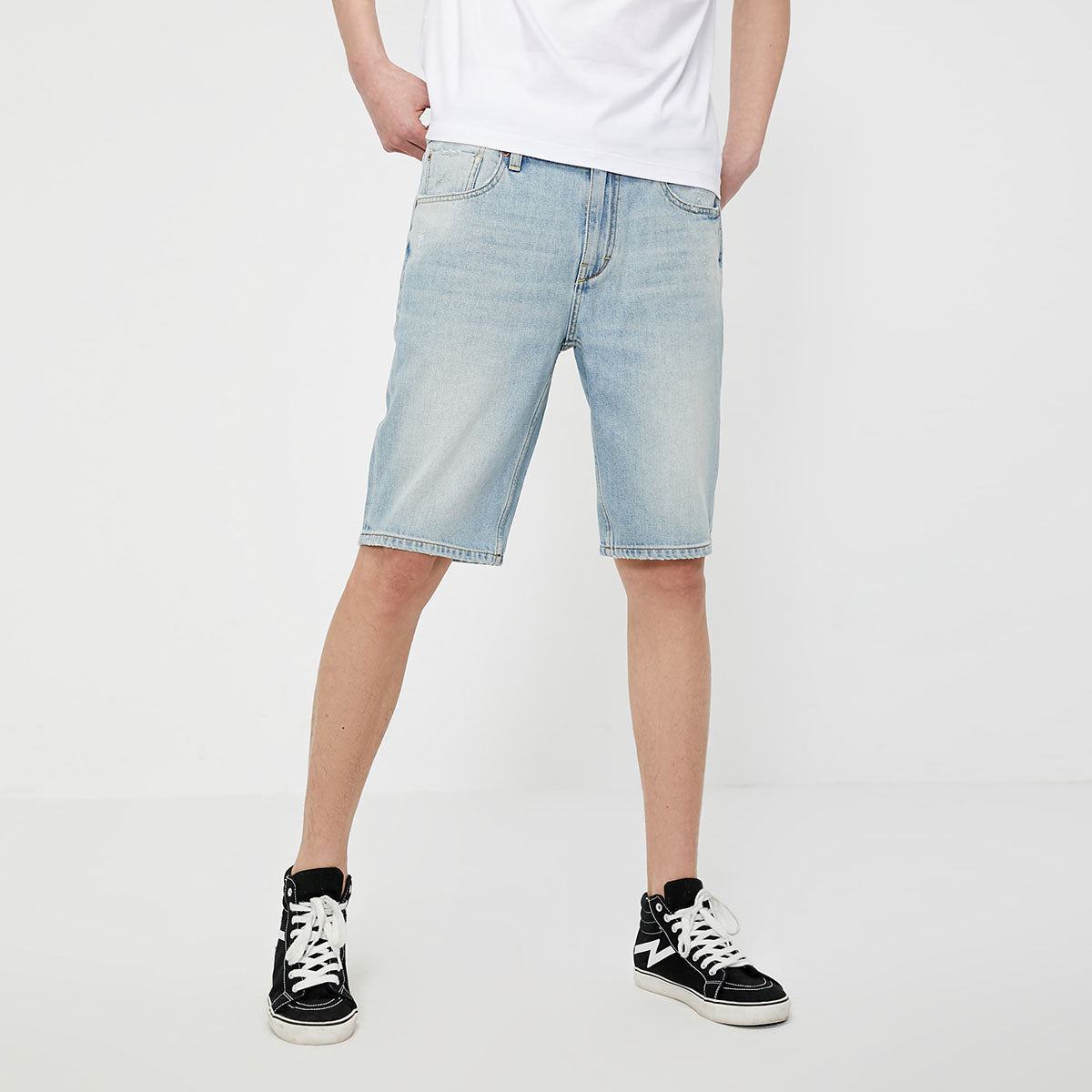 Men's denim shorts