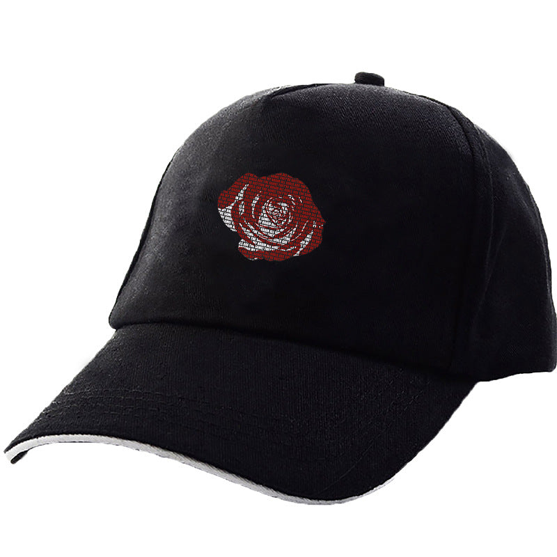 Youth Hat Male Solid Color Baseball Cap Korean Style Trendy Handsome All-match Sunshade Cap