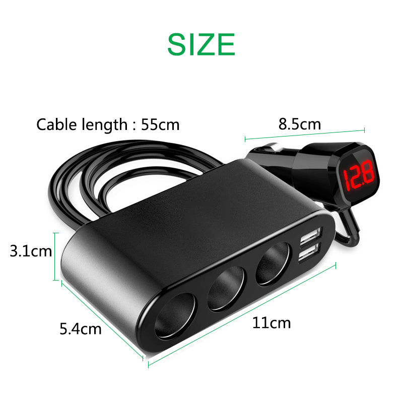 Car Adapter Multi-purpose Plug Car Charger