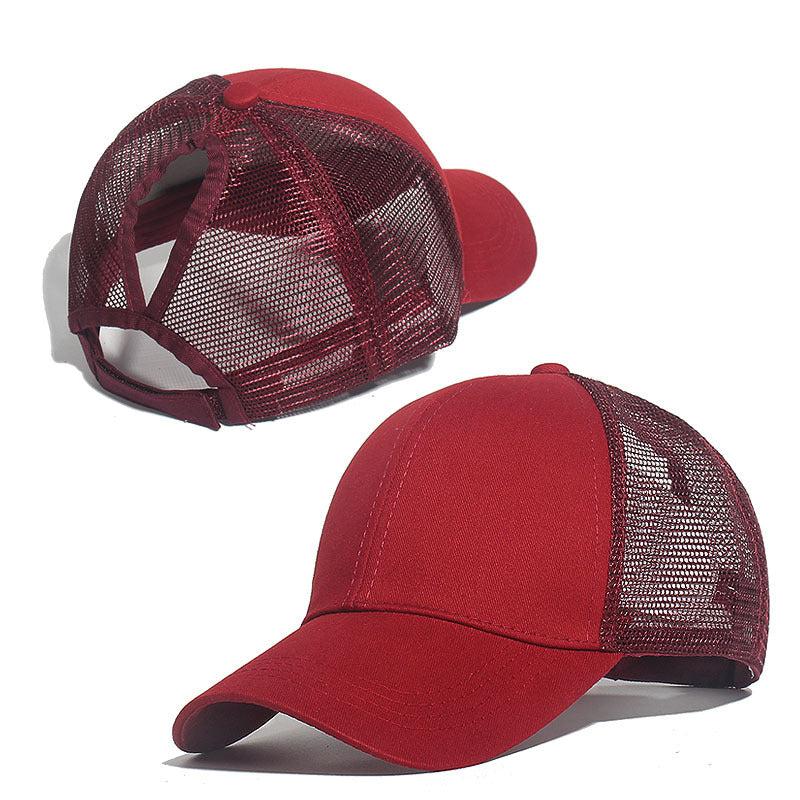 All-match ponytail baseball cap