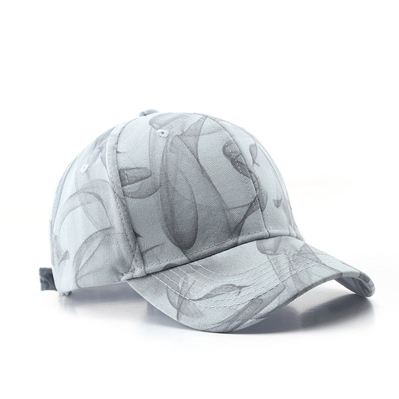 Tie-dye Curved Brim Baseball Caps Fashion Street Men And Women