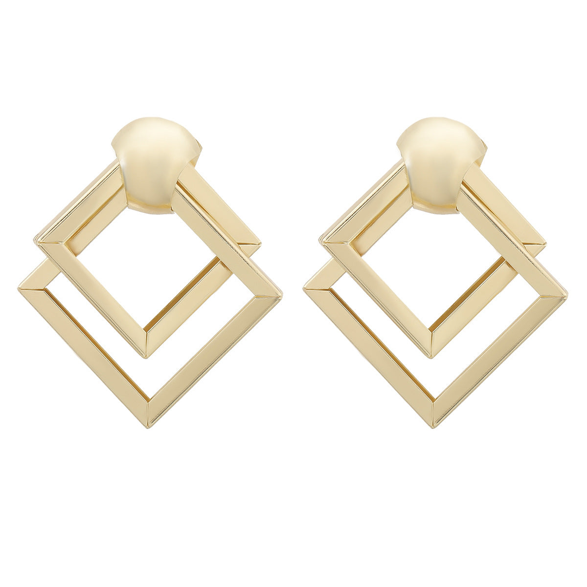 Earrings Women Fashion Retro Metallic European Style Earrings