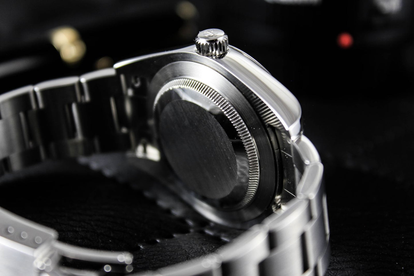 Black sapphire mirror imported movement men's watch