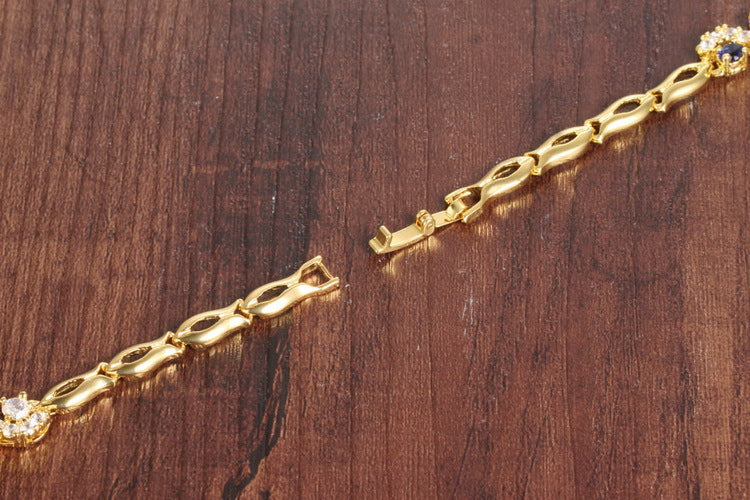 Gold-plated bracelet for women