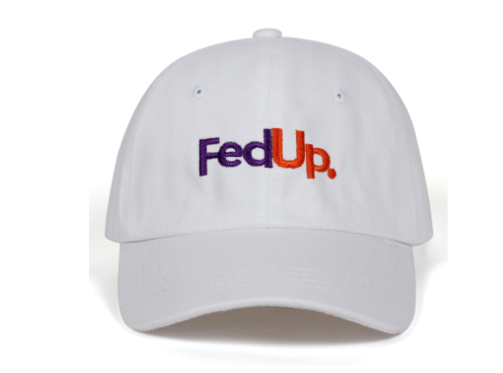 Embroidery Letter FedUP. Baseball Cap