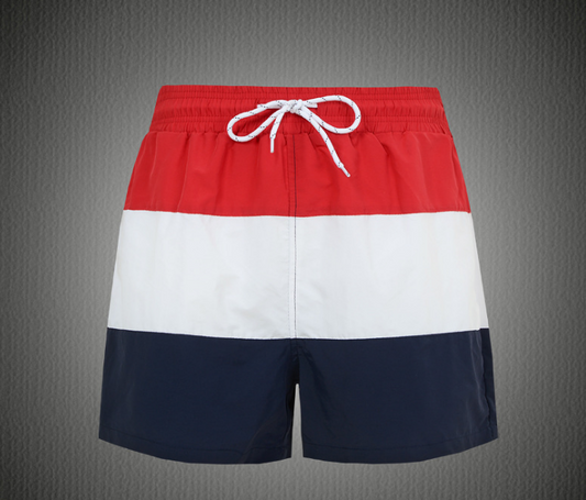 Color matching casual shorts