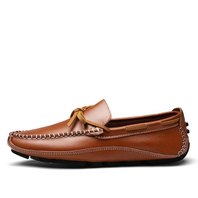 Genuine Leather Men Moccasin Shoes