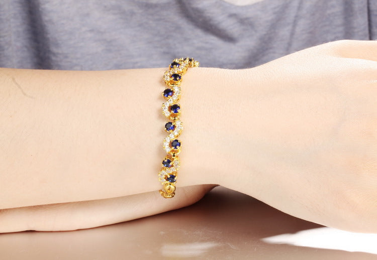 Gold-plated bracelet for women