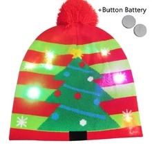 Christmas LED Beanies