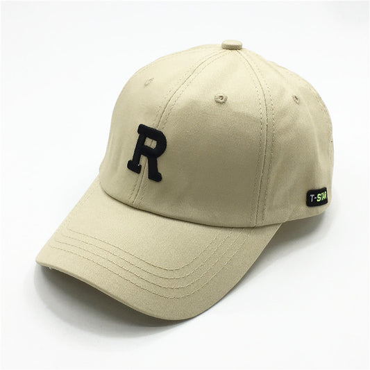 Men's Embroidered Ins Soft Top Street Cap