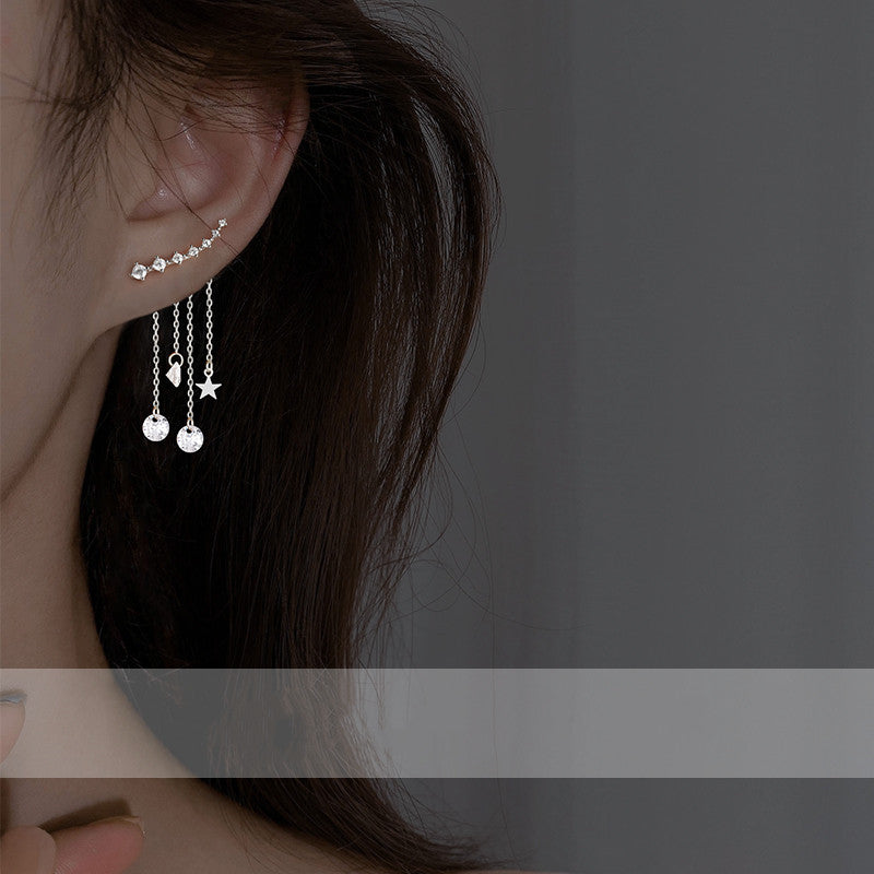 Women Zircon Earrings Design Ear Row