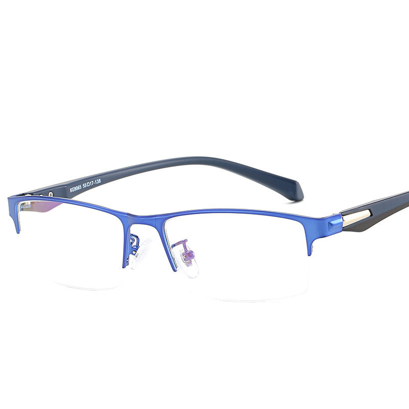 Blue film myopia glasses