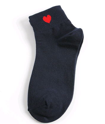 Women's Socks Cotton Heart Shaped Socks Love Cute Short Socks Women