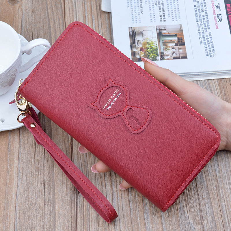 Female Zipper Tassel Fashion Wallet Large Capacity Wallet Mobile Phone Bag