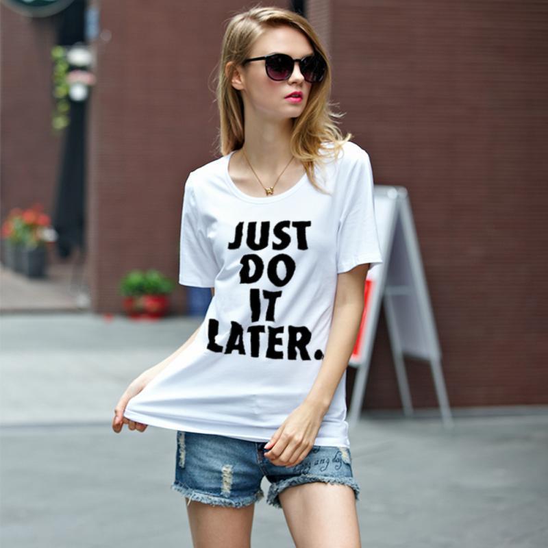 European And American Short Sleeved T Shirt Women