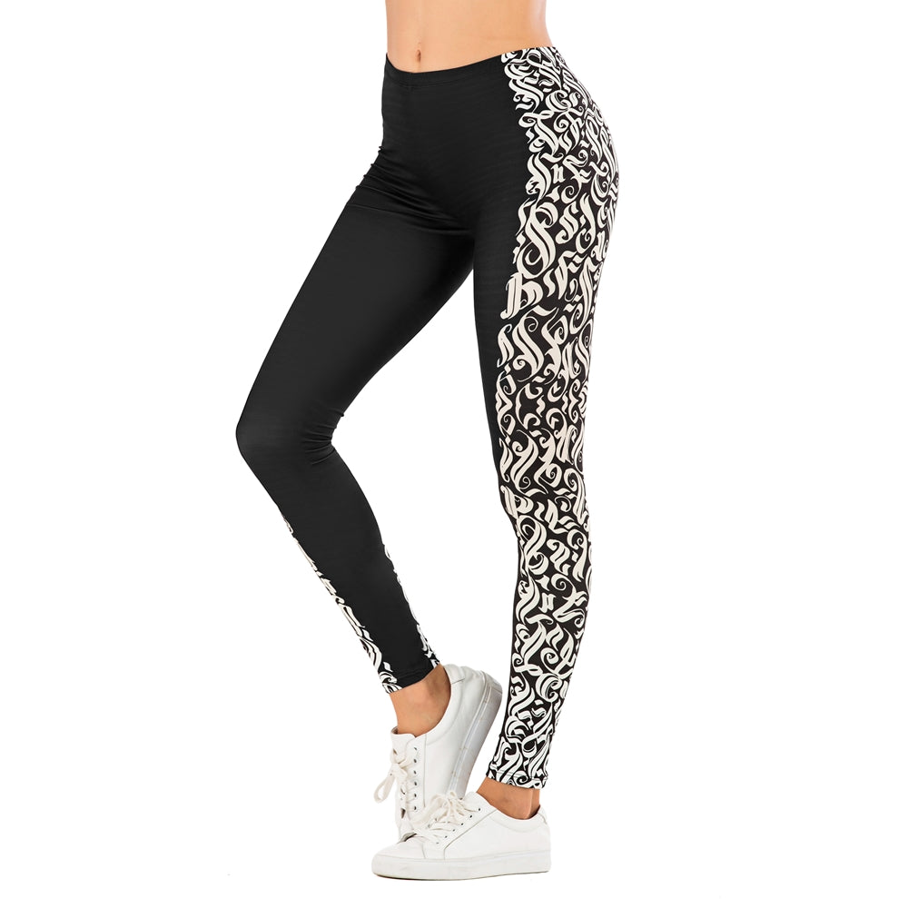 Printed yoga pants outdoor sports leggings