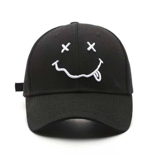 Hat Fashion Trend Big Smile Embroidered Baseball Cap