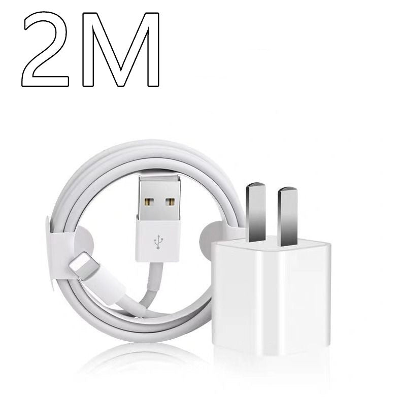 White TPE Apple Charging Cable