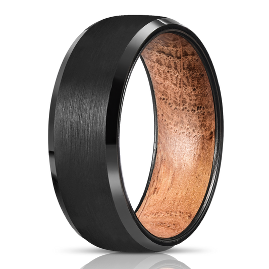 Men Tungsten Carbide Combo Ring Fashion Accessory