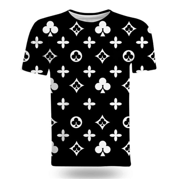 Summer 3d Printing Casual Men's T Shirt