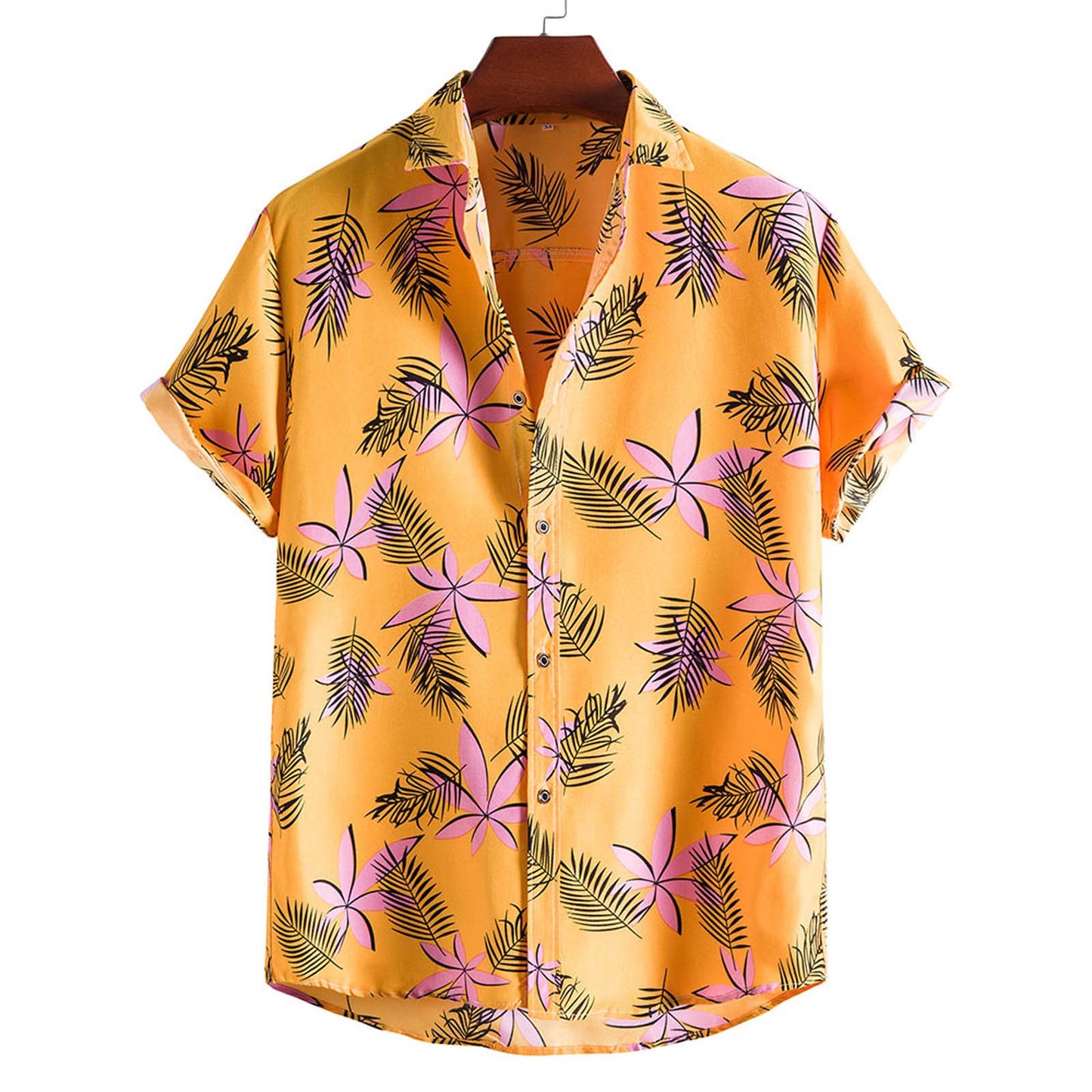 Beach Men's Short-sleeved Shirt