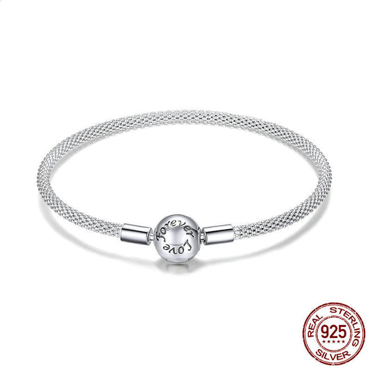 S925 Silver Bracelet Women Eternal Love