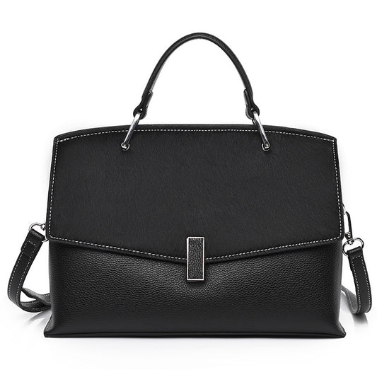 Genuine Leather Bag Women Simple Large-capacity Ladies Handbag