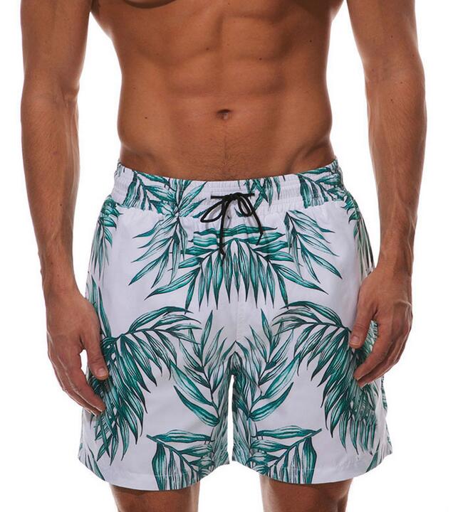 Beach pants print shorts